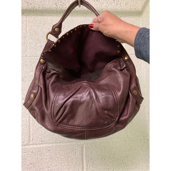 Lucky Brand Leather Lamb Skin Brown Bag Purse - Picture 8 of 17